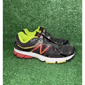 New Balance Mens 580 V4 Black Red Running Shoes Athletic Sneakers Size 8 D